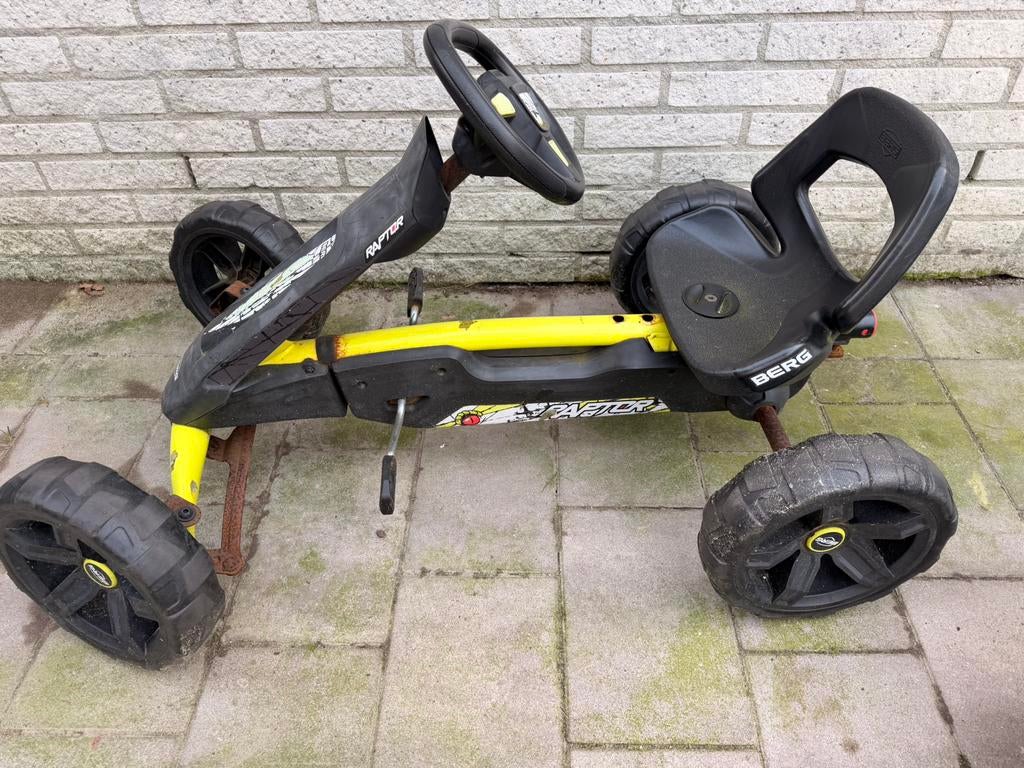 Berg raptor kinderskelter met aanhanger, Kinderen en Baby's, Speelgoed | Buiten | Skelters, Ophalen, Gebruikt, Berg