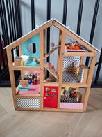 Hema Poppenhuis met Accessoires - In Goede Staat, Ophalen, Zo goed als nieuw, Poppenhuis