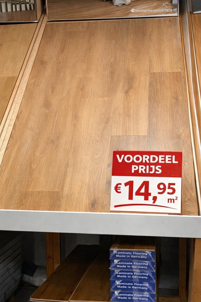 Laminaat premium prestige/wit eiken, Ophalen, Bruin, 75 m² of meer, Nieuw