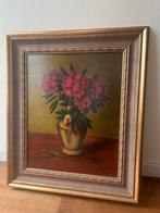 Willem Raaphorst antiek schilderij bloemen stilleven 69x81cm, Ophalen of Verzenden