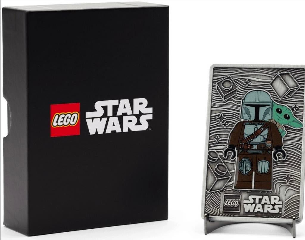 Lego mandalorian en grogu metal card, Ophalen of Verzenden, Nieuw, Lego