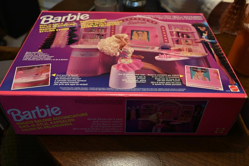 BARBIE kies-je-stijl kapsalon jaren 90, Ophalen of Verzenden, Gebruikt, Overige typen