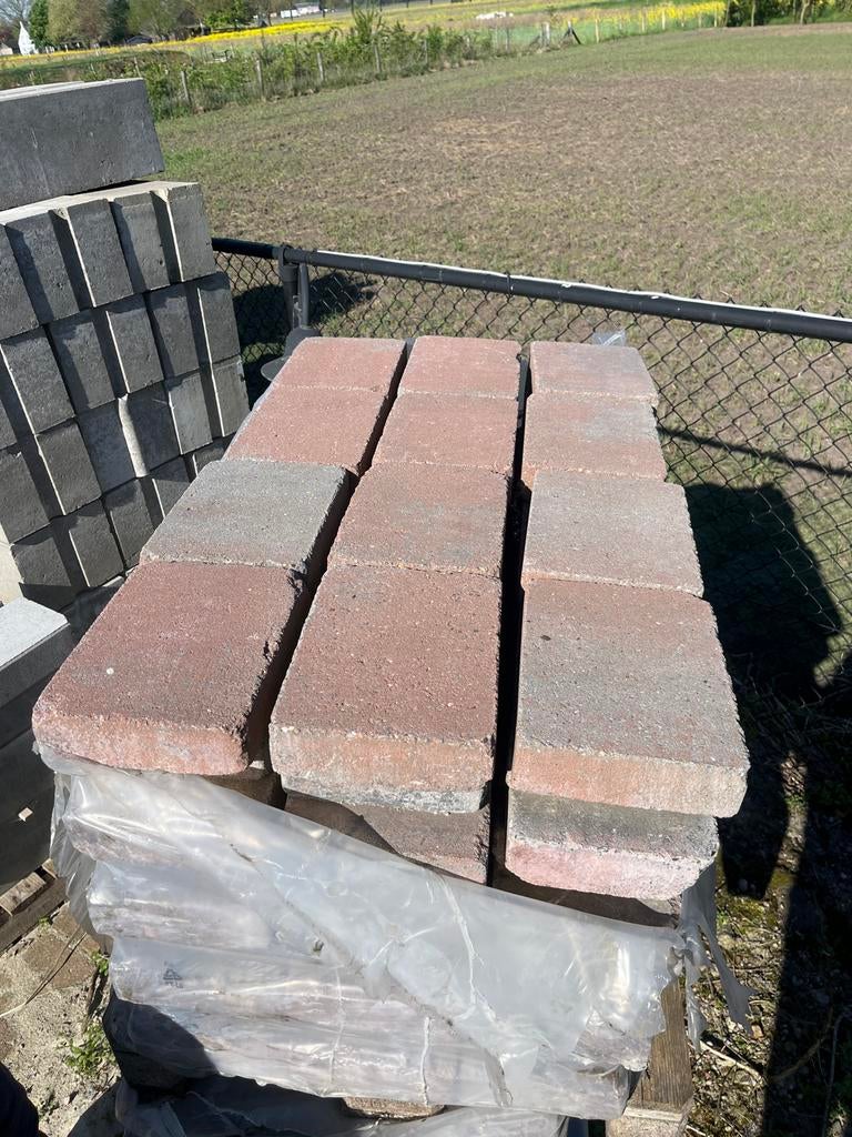 Beton Tegels 21x28x6 - 11,5m2 -, Gebruikt, Ophalen of Verzenden, 10 m² of meer, Beton