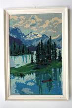 Landschap, Huis en Inrichting, Minder dan 50 cm, 50 tot 75 cm, Ophalen of Verzenden, Zo goed als nieuw