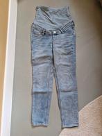 H&M MAMA Skinny Ankle Zwangerschapsbroek Denim Maat S, H&M, Blauw, Ophalen of Verzenden, Maat 36 (S)