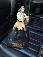 Star Wars Qui-Gon Jinn figuur - Thinkway Toys 1999, Ophalen of Verzenden, Gebruikt, Beeldje of Buste