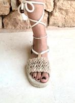 Zara boho Ibiza slippers sandalen maat 39, Slippers, Beige, Nieuw, Ophalen of Verzenden