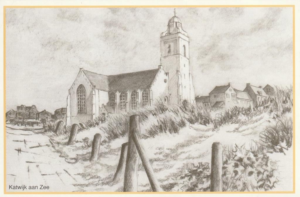 KATWIJK AAN ZEE Oude Kerk gr.f., Verzenden, 1980 tot heden, Ongelopen, Zuid-Holland
