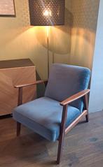 Ikea EKENÄSET stoel met grijs fluweelachtige stof, Ophalen, Zo goed als nieuw, Stof, Modern, Scandinavisch, Retro
