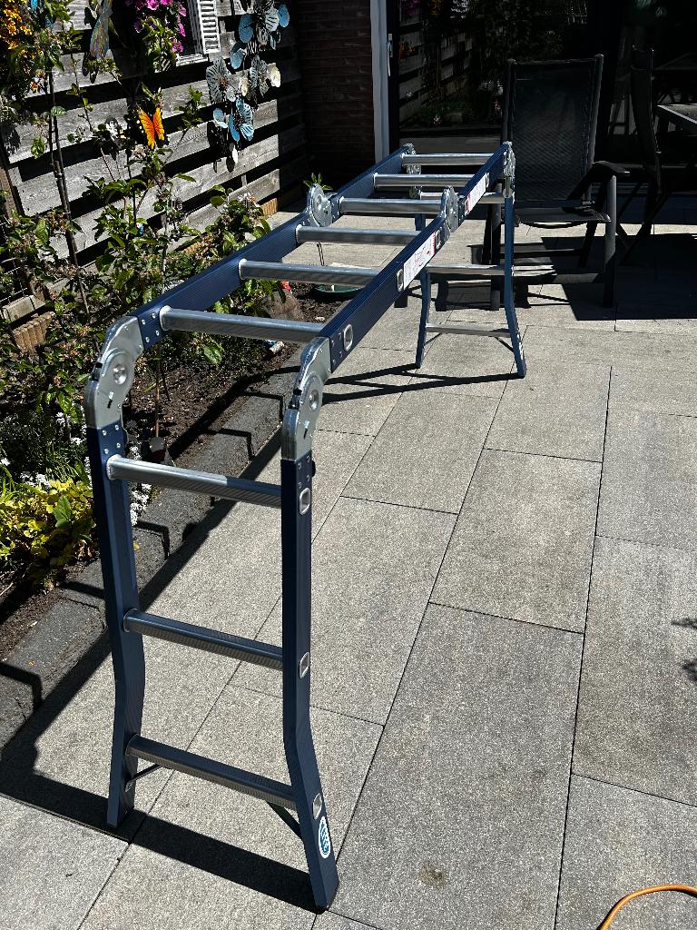 Ladder opvouwbaar, Doe-het-zelf en Verbouw, Ladders en Trappen, Ophalen, Nieuw, Ladder, Opvouwbaar of Inschuifbaar