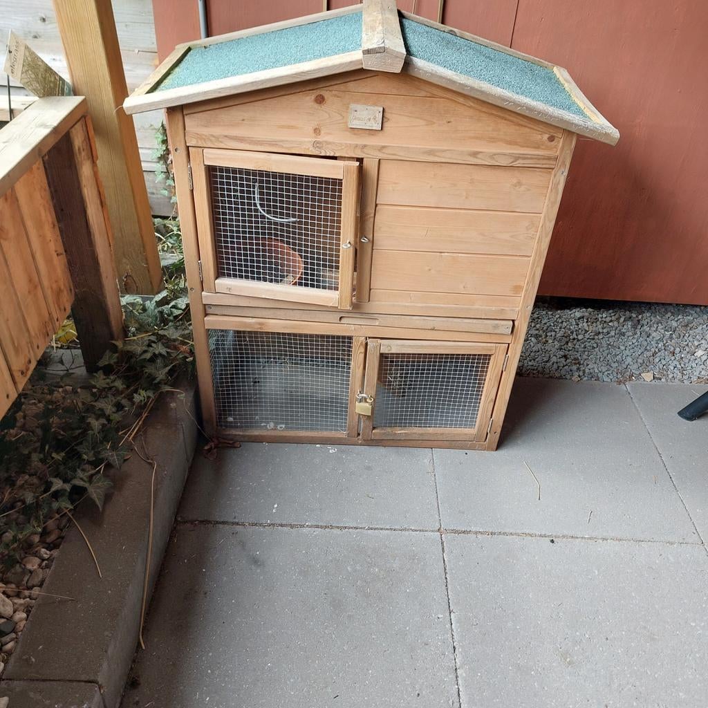 Konijnenhok gebruikt, Dieren en Toebehoren, Knaagdieren en Konijnen | Hokken en Kooien, Ophalen