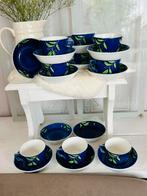 Sarregeumines Houx Hulst 9x antieke majolica kop schotels iz, Ophalen