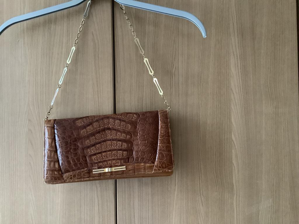 Tas. met schouder-ketting.      Nieuw!, Verzenden, Nieuw, Bruin, Schoudertasje