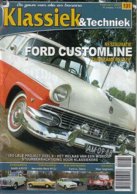 Klassiek & Techniek 131 2009 : Simca 1500 - Ford Cortina, Boeken, Auto's | Folders en Tijdschriften, Gelezen, Algemeen, Ophalen of Verzenden