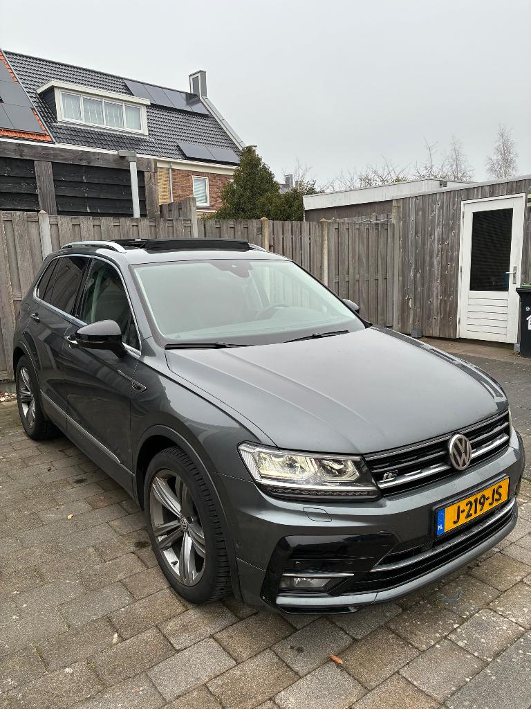 Volkswagen Tiguan 1.5 TSI ACT R-Line 150pk DSG 2019 Grijs, 1498 cc, Euro 6, 4 cilinders, 75 €/maand