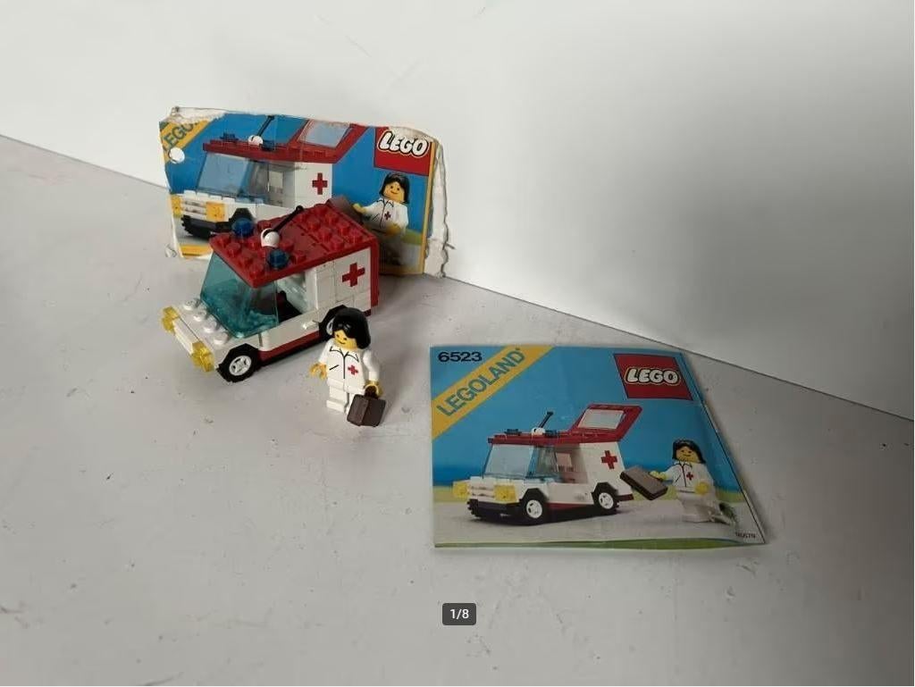 Lego Legoland - Rode kruis - 6523, Ophalen of Verzenden, Gebruikt, Complete set, Lego