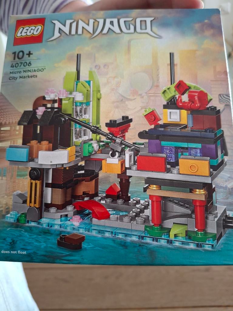 LEGO Ninjago 40706 Micro Ninjago City Markets Nieuw, Lego, Nieuw, Ophalen of Verzenden, Ongeopend/sealed