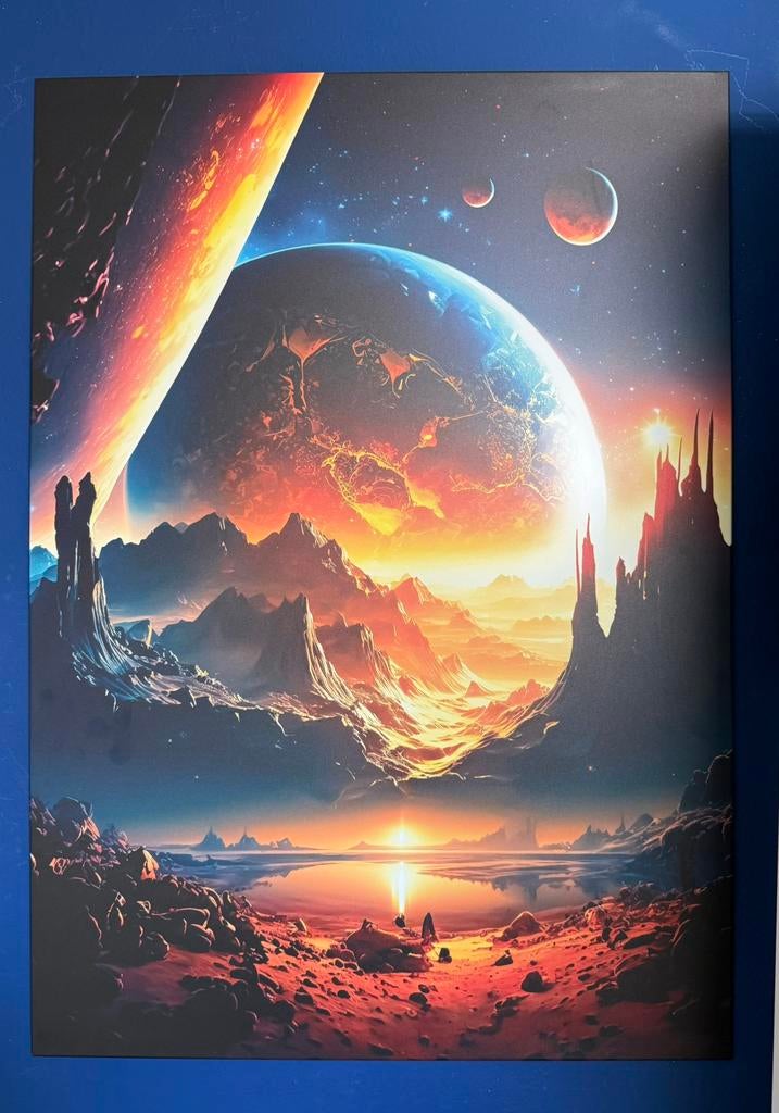 Displate Metalen Posters Maat L, Ophalen, Minder dan 50 cm, 50 tot 75 cm, Nieuw