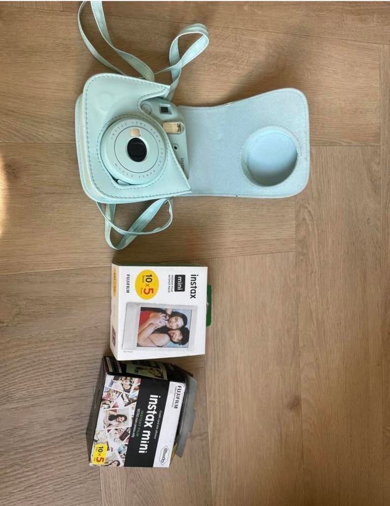 Instax mini 9 met fotopapier, Ophalen, Compact, Zo goed als nieuw, Fuji