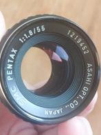 Anakog PK mount lens Pentax 1.8 55mm, Ophalen of Verzenden, Gebruikt