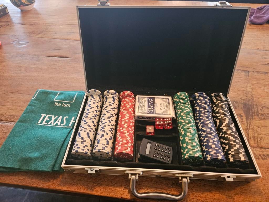 Pokerset in koffer, Ophalen of Verzenden