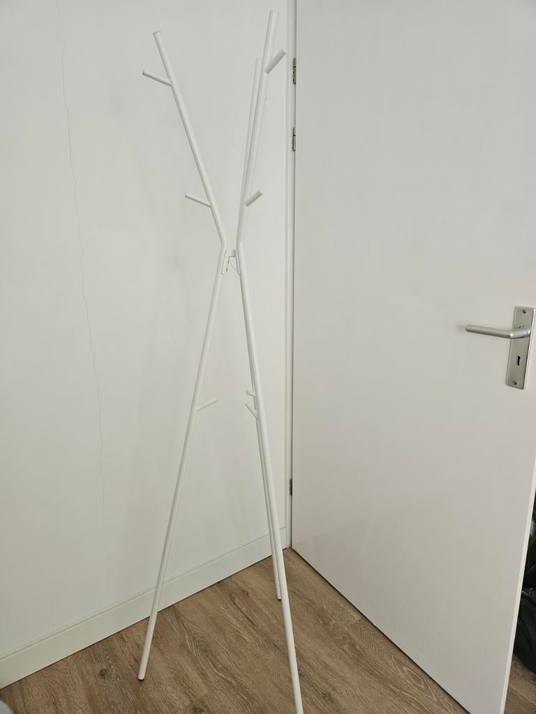 IKEA EKRAR Kapstok Wit - Zo goed als nieuw, Ophalen, Zo goed als nieuw, Metaal, Staande kapstok