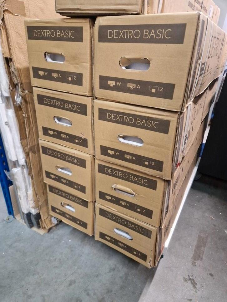 3x Schaffenburg Dextro Basic Elektrisch Zit-Sta (nieuw doos), Huis en Inrichting, Bureaustoelen, Nieuw, Bureaustoel, Grijs, Ergonomisch