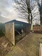 Katten voliere met dakplaten en wind doek🐾, Dieren en Toebehoren, Ophalen, Gebruikt