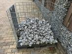 Ibc krat met sier stennen., Bakstenen, Ibc krat met sier stennen., Ophalen of Verzenden, Zo goed als nieuw