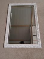 Spiegel, 60x90, rechthoekig, wit, Huis en Inrichting, Woonaccessoires | Spiegels, Ophalen, Zo goed als nieuw, Rechthoekig, Minder dan 100 cm