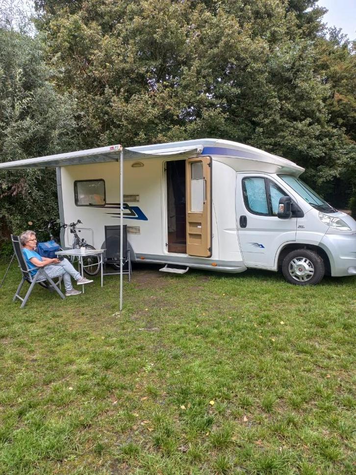 camper eura mobiel 2009, Caravans en Kamperen, Campers, Particulier, tot en met 4, Integraal, Eura Mobil, Fiat, 6 tot 7 meter