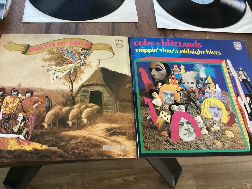 Cuby + Blizzards - Groeten uit Grollo & Trippin' Thru' A Mid, Gebruikt, Ophalen of Verzenden, 12 inch, Poprock