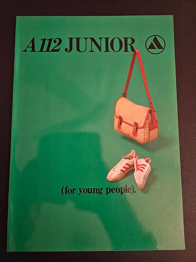 Brochure Autobianchi A112 Junior, Ophalen of Verzenden, Zo goed als nieuw, Overige merken
