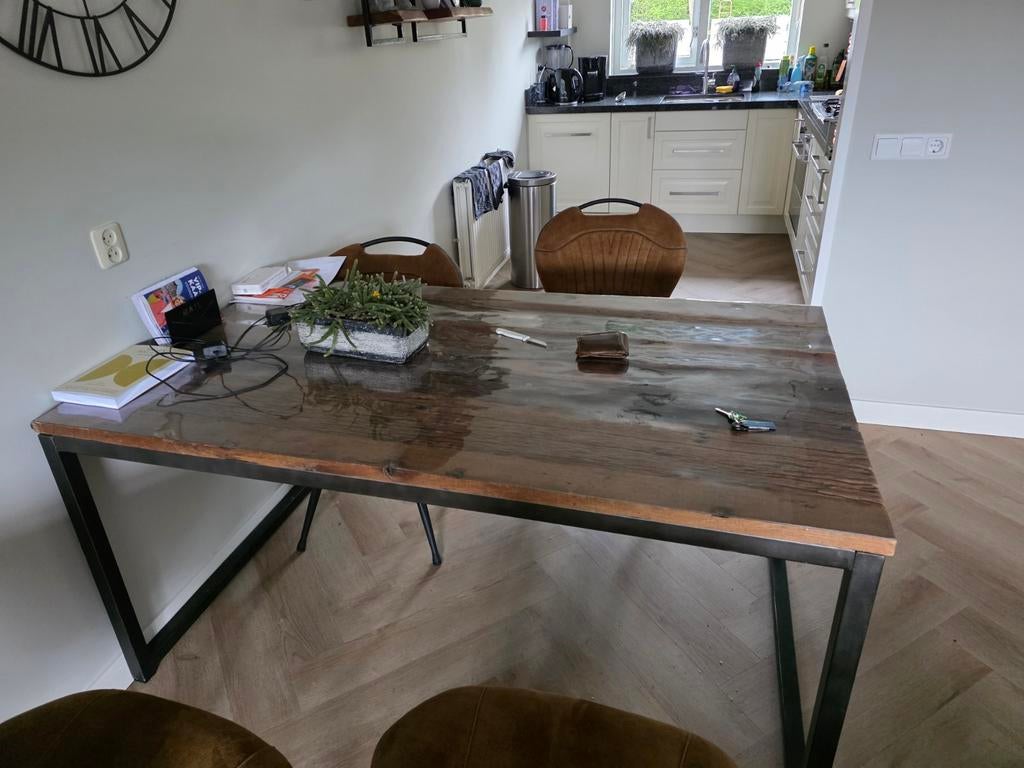 Eetkamertafel, Ophalen