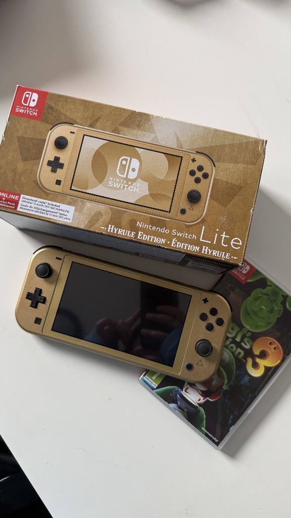 Nintendo switch lite- hyrule edition, Ophalen, Overige kleuren, Zo goed als nieuw