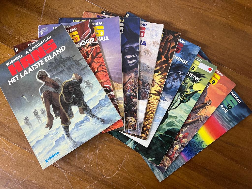 Hans serie 1 t/m 10 compleet en erg mooi, Complete serie of reeks, Ophalen of Verzenden, Zo goed als nieuw