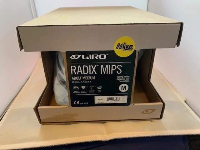 GIRO RADIX MIPS ATB Fietshelm, Medium, Wit/Zwart,nieuw, Nieuw, Ophalen of Verzenden, Heer of Dame, M