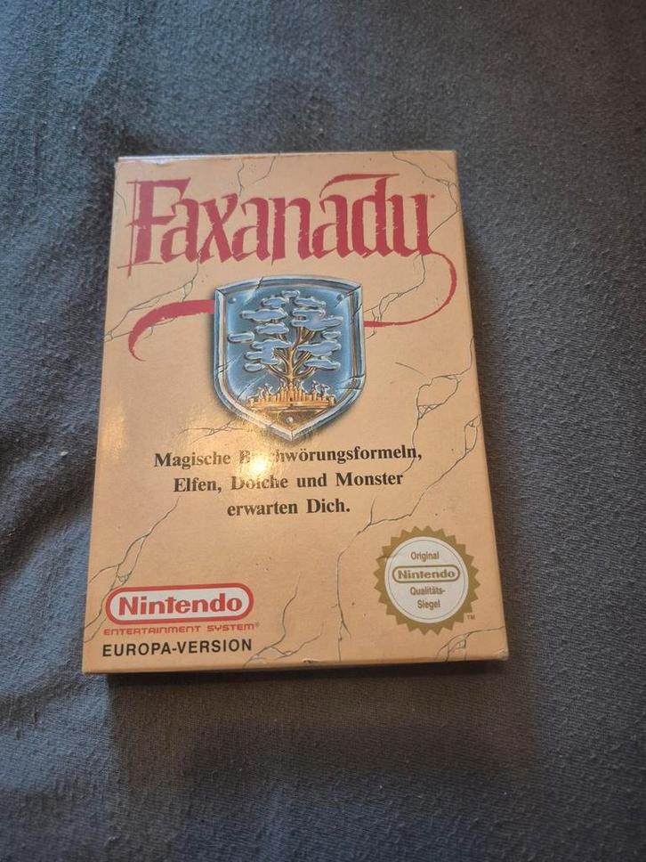 Faxanadu NES - Compleet met doos en handleiding, Spelcomputers en Games, Games | Nintendo NES, Gebruikt, Role Playing Game (Rpg)