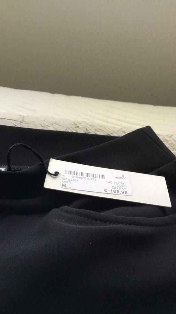 Nieuwe pantalon van Moq  model Zelda maat m, Kleding | Dames, Maat 38/40 (M), Zwart, Nieuw, Ophalen of Verzenden