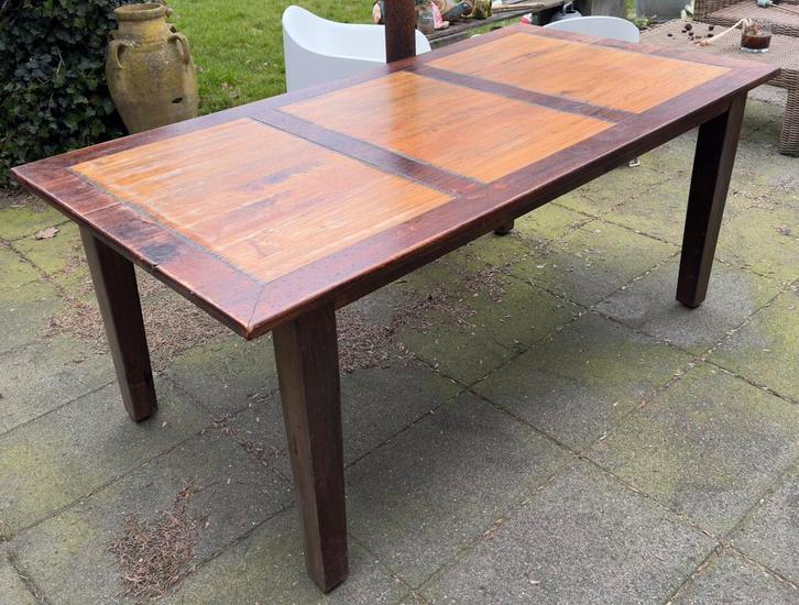 Eettafel, Huis en Inrichting, Tafels | Eettafels, Zo goed als nieuw, 50 tot 100 cm, 150 tot 200 cm, Vijf personen of meer, Rechthoekig