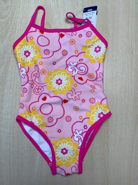 Badpakje roze/geel-maat 86-92 HEMA, Kinderen en Baby's, Kinderkleding | Maat 92, Meisje, Ophalen of Verzenden, Hema, Nieuw