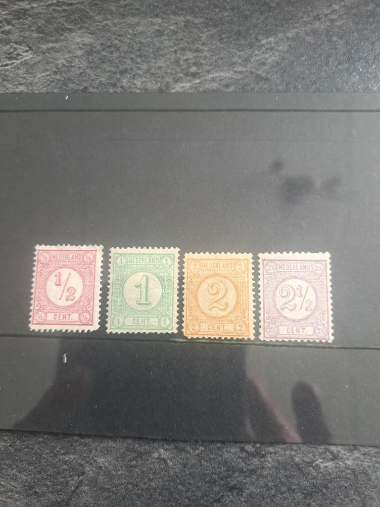 Nederland Cijfer 30-33 ongebruikt, Postzegels en Munten, Postzegels | Nederland, Ophalen of Verzenden, T/m 1940, Postfris