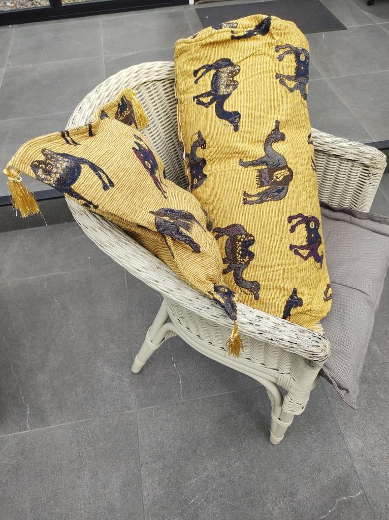 Set van 2 ongebruikte Oosterse kussens uit Turkije, Ophalen of Verzenden