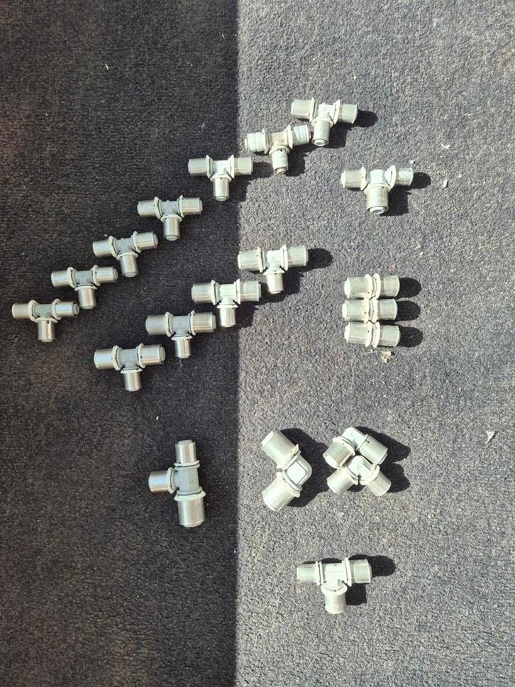 Uponor koppelingen, diverse maten, Doe-het-zelf en Verbouw, Sanitair, Overige typen, Ophalen of Verzenden