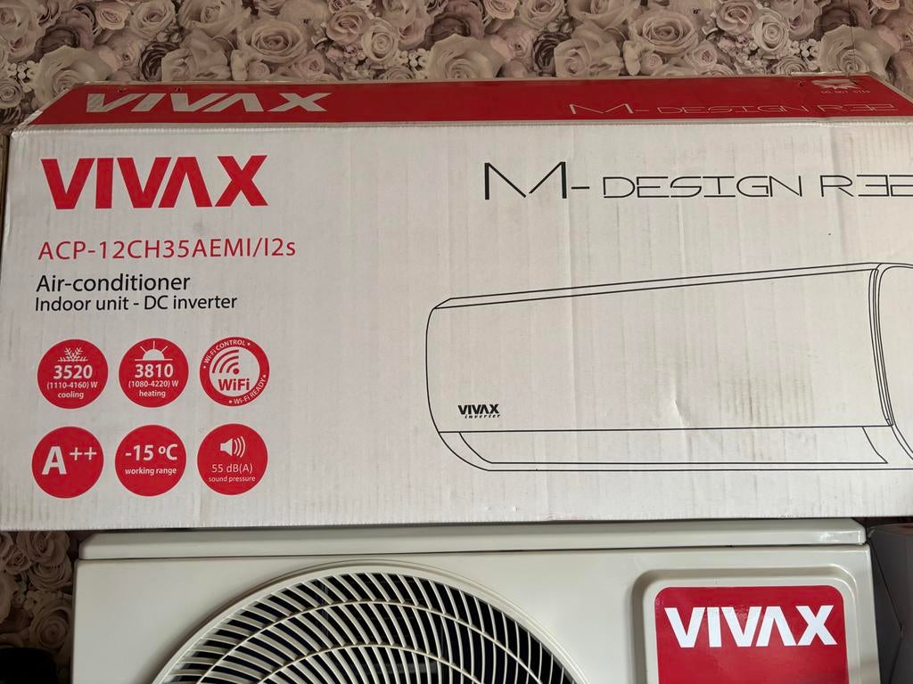 Nieuwe Vivax airco ACP-12CH35AEMI/I2s, Nieuw, 3 snelheden of meer, Ophalen of Verzenden, Koelen en Ontvochtigen