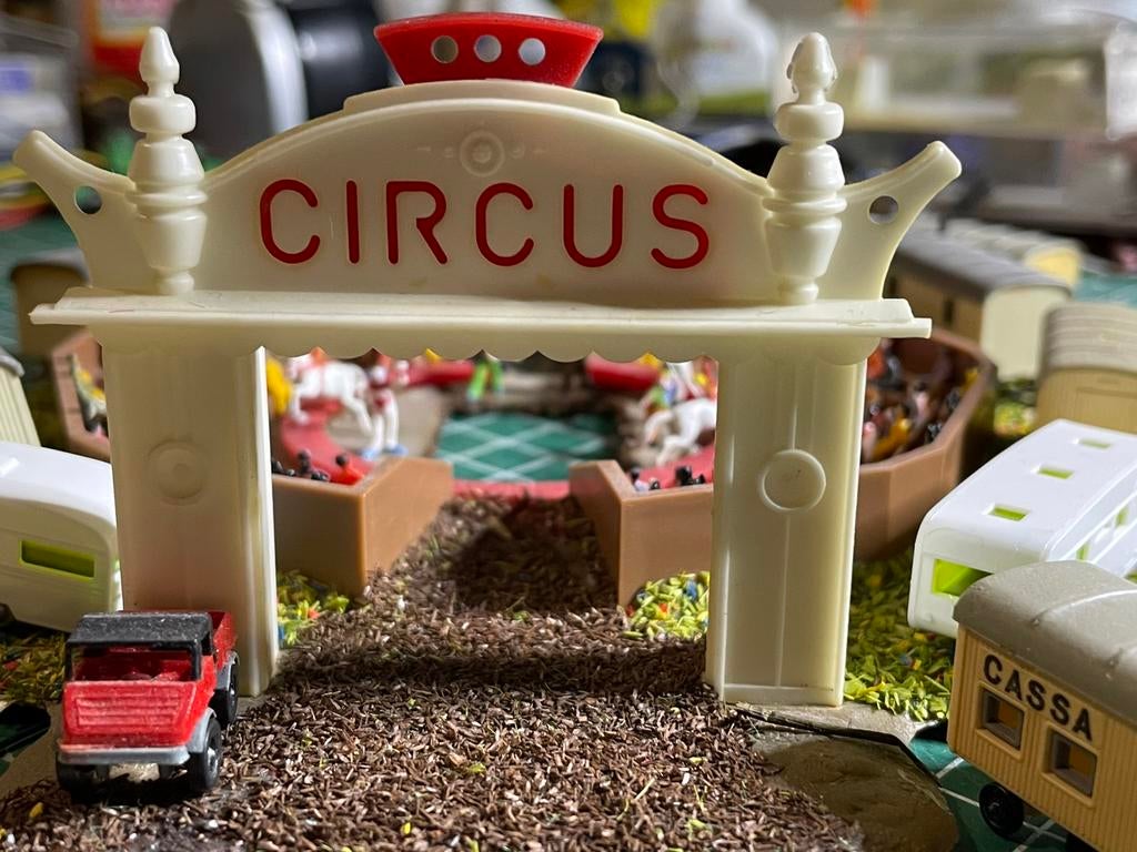 N spoor circus complete set, Hobby en Vrije tijd, Modeltreinen | N-Spoor, Verzenden, Gelijkstroom of Wisselstroom, Overige merken