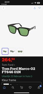Tom Ford originele zonnebril Marco-02, Sieraden, Tassen en Uiterlijk, Zonnebrillen en Brillen | Heren, Ophalen of Verzenden, Zo goed als nieuw