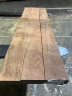 Hardhout–Cumaru–palen–regels-onderslagen-balken-48x143mm, Ophalen, Nieuw, Hardhout, Minder dan 180 cm