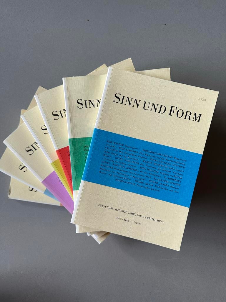 Sinn und Form - Duits literair tijdschrift, 2013/14, 2002, Boeken, Tijdschriften en Kranten, Ophalen of Verzenden, Gelezen, Overige typen