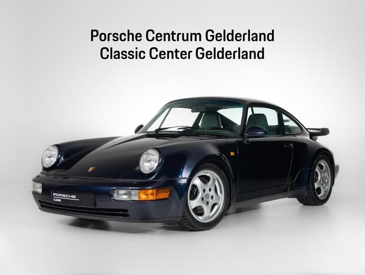 Porsche 911 964 3.3 Turbo Coupé, Auto's, Porsche, Bedrijf, Te koop, Lederen bekleding, Metallic lak, Open dak, Benzine, Coupé